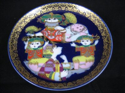 Rosenthal Aladin Sammelteller Nr. 6 VI  Aladin sieht die schöne Prinzessin.