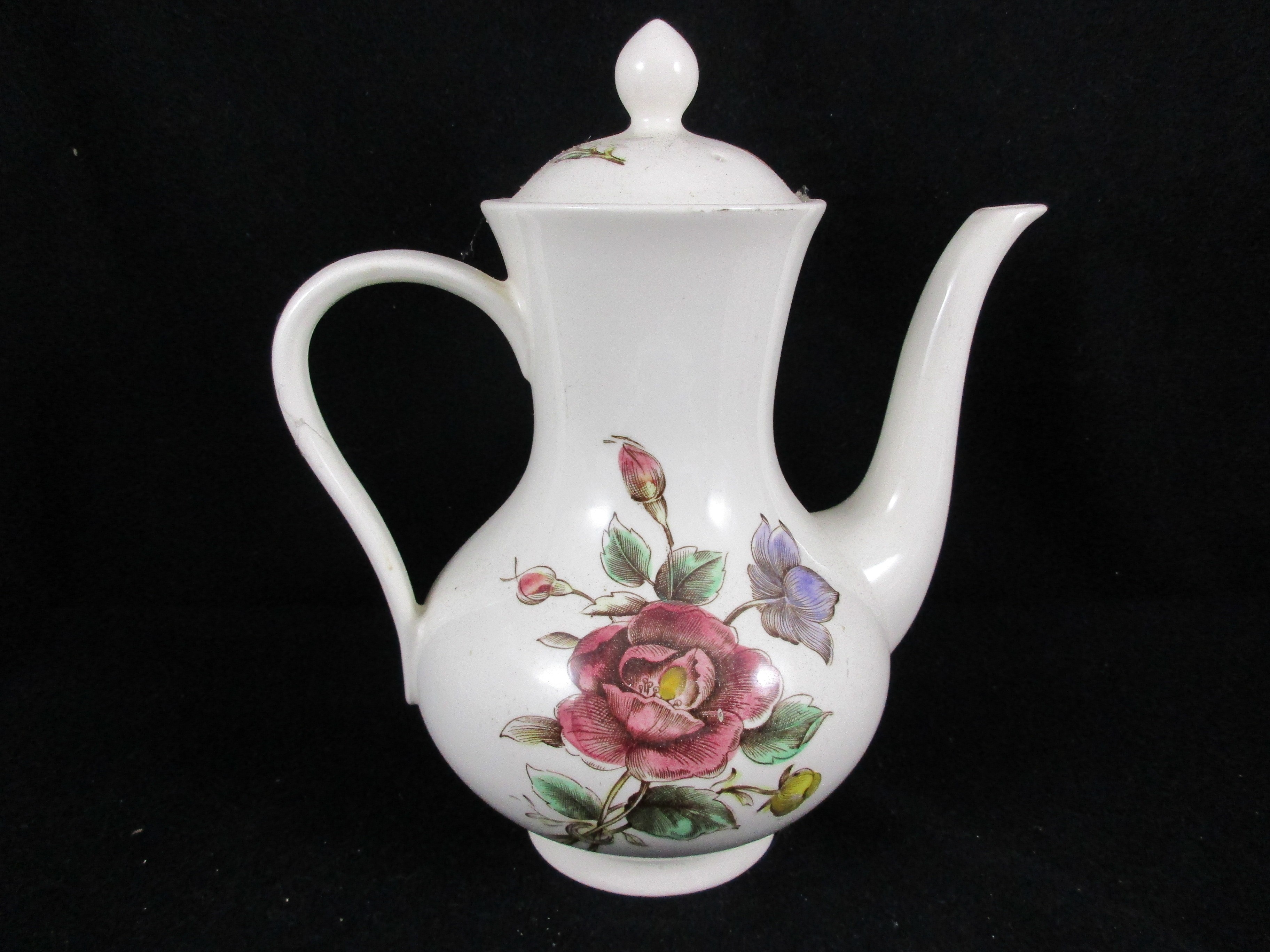 Kaffeekanne - Moccakanne Bouquet altes Dekor