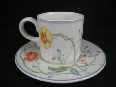 Kaffeegedeck Kaffeetasse mit Unterteller Albertina V&B
