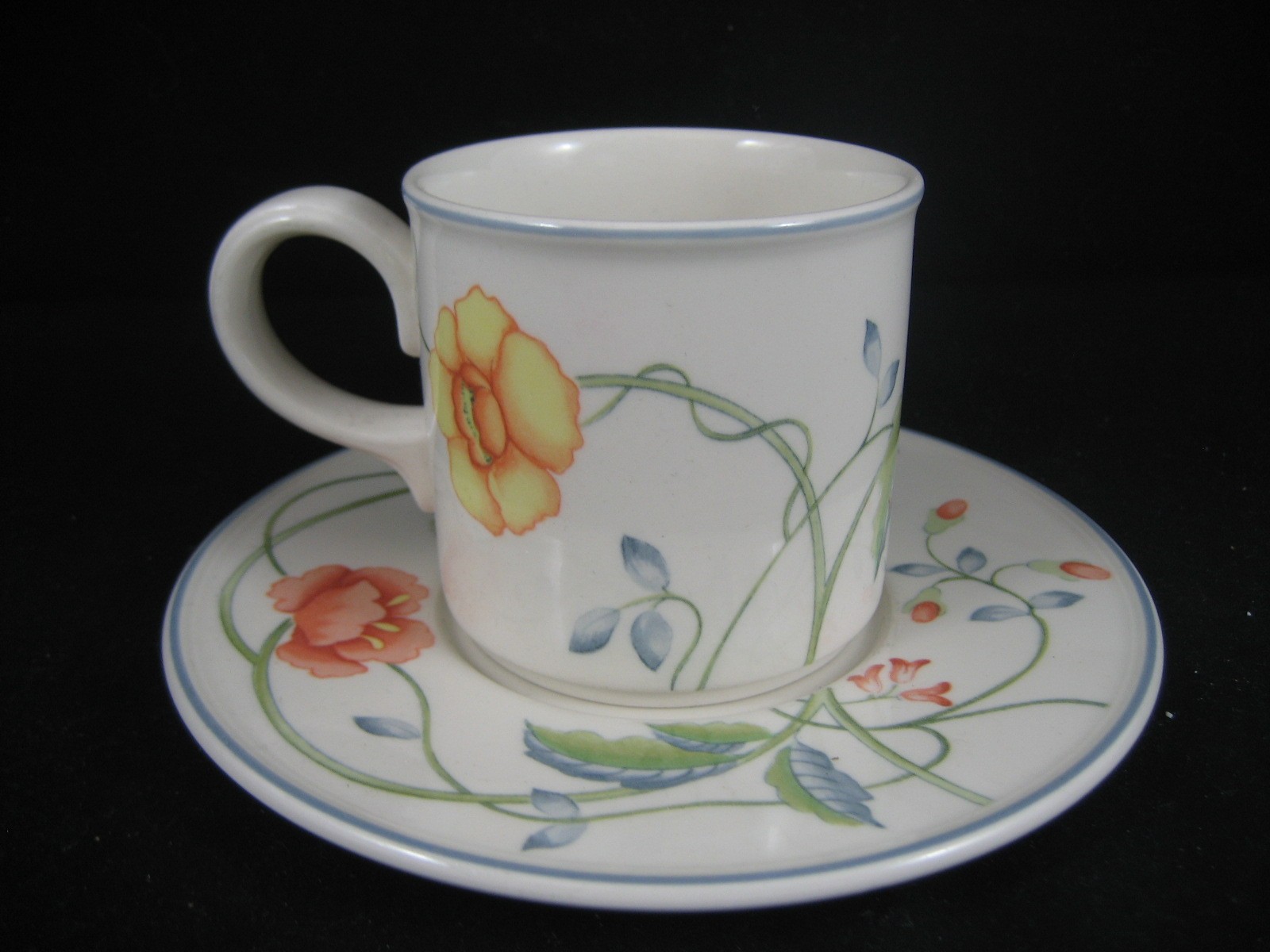 Kaffeegedeck Kaffeetasse mit Unterteller Albertina V&B